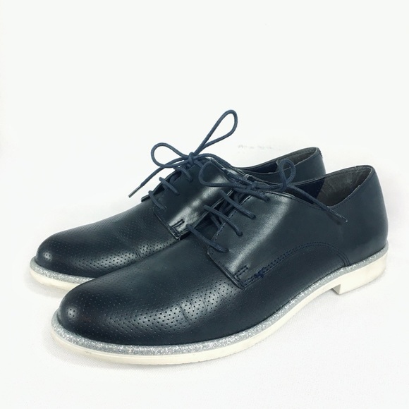 Italian Like New Lace Up Oxford All Upper Leather - Picture 1 of 5